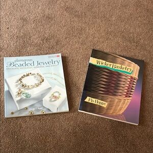 Glamorous Beaded Jewelry & Wicker Basketry Books